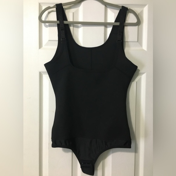 Body Shaper Slimmer Tank Bodysuit adjustable straps - Black. Size XXXL - Picture 2 of 7